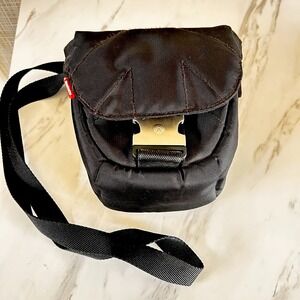 MANFROTTO Camera Bag Black Strap Zipper & Metal Clasp 7" X 7" III